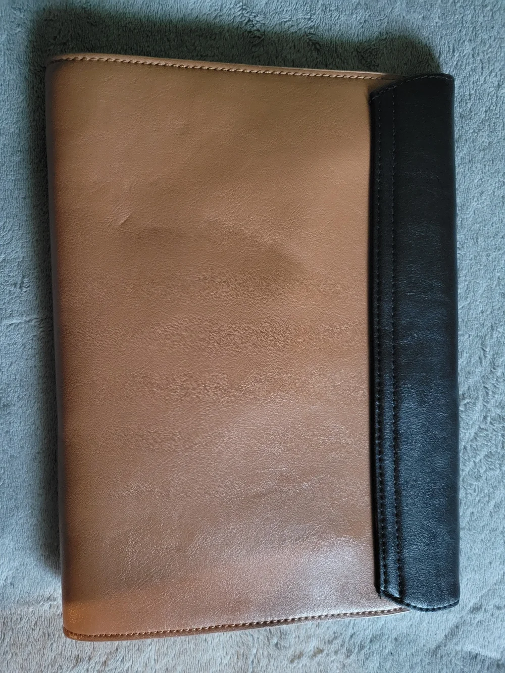 Express Envelope Clutch - Black, Brown & Cream